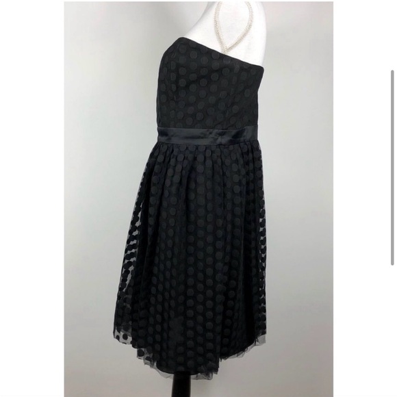 White House Black Market polka dot tulle dress - Picture 3 of 5